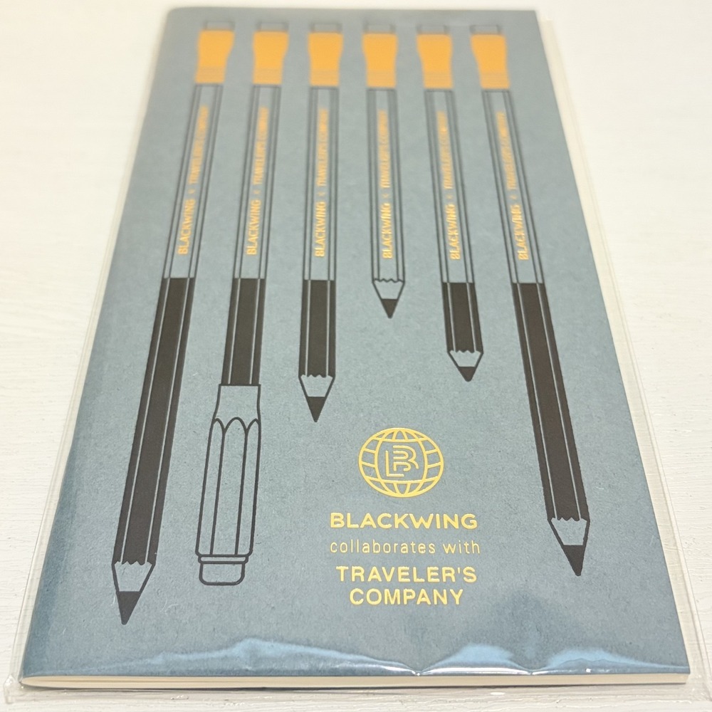 NEW Traveler's Notebook BLACKWING Edition Regular Refill Limited JAPAN - Picture 3 of 9